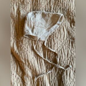 Linen Baby Bonnet